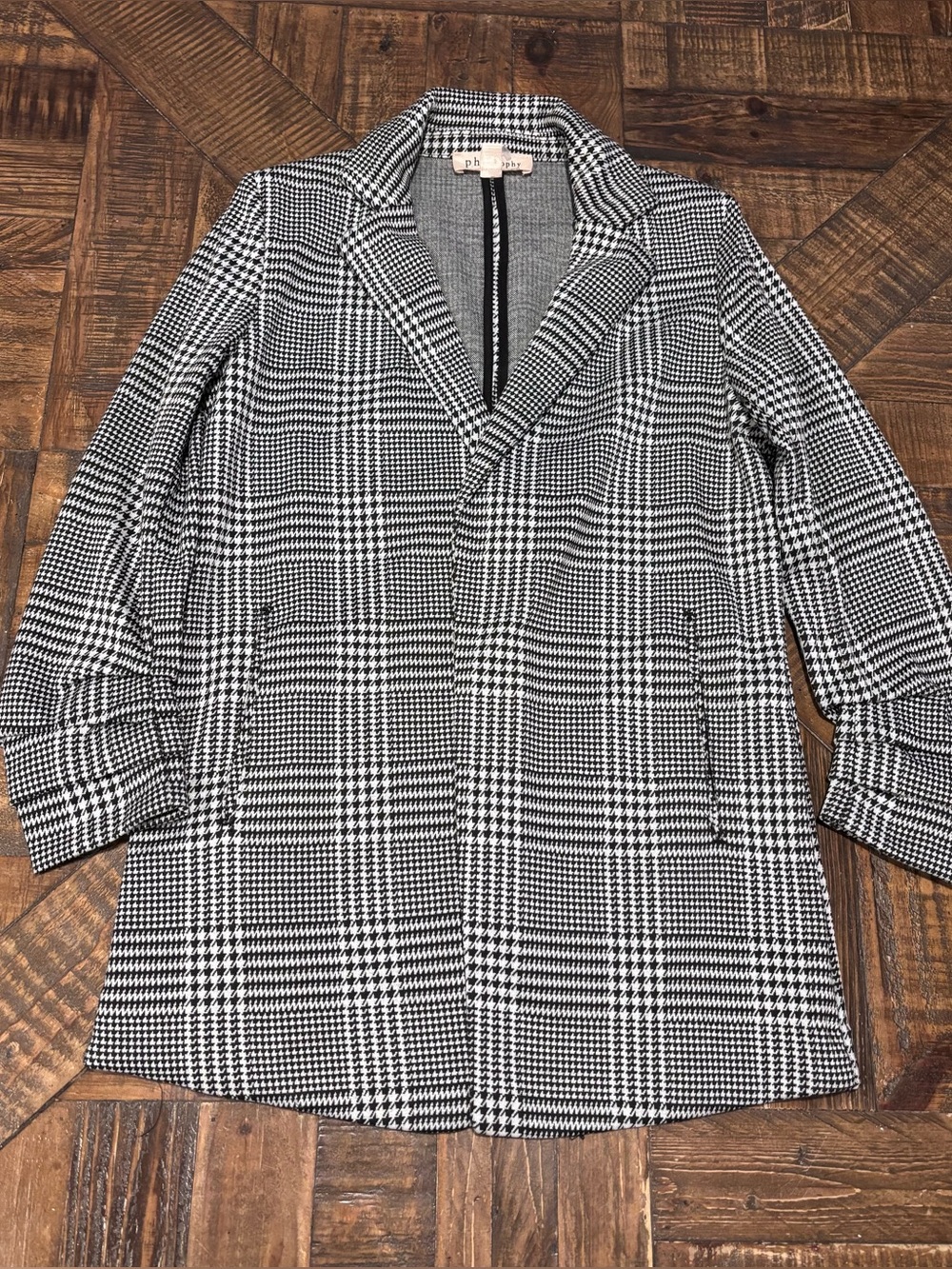 Philosophy Black and White Women's Blazer in size XS